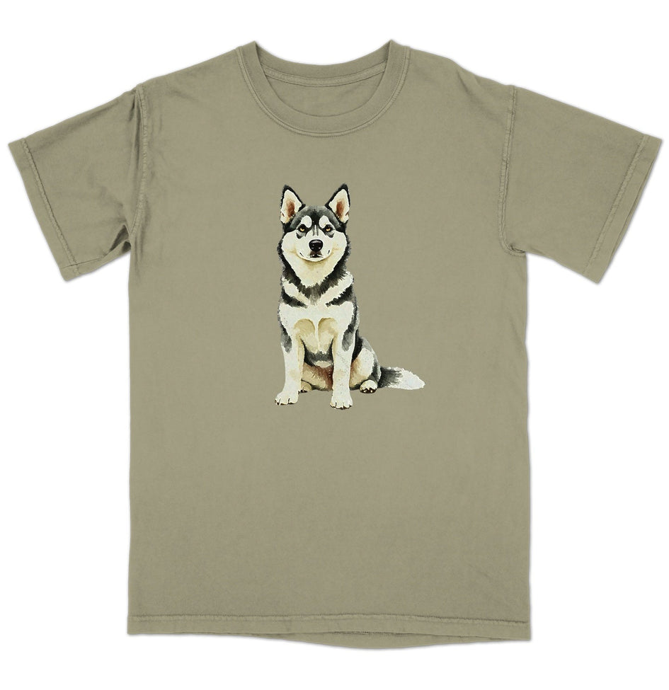 Watercolor Siberian Husky Adult Unisex T-Shirt