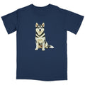 Watercolor Siberian Husky Adult Unisex T-Shirt