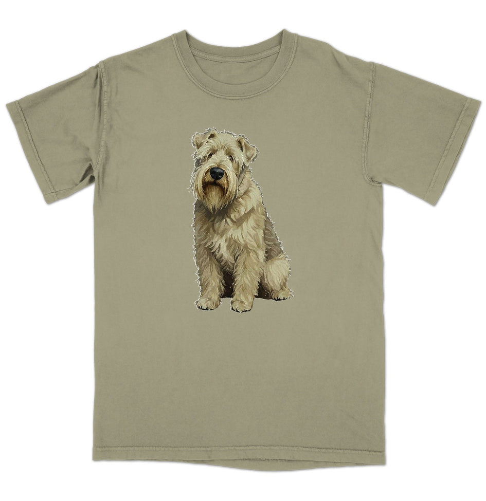 Watercolor Soft Coated Wheaten Terrier Adult Unisex T-Shirt