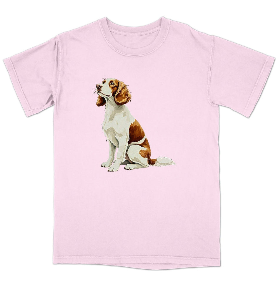 Watercolor Welsh Springer Spaniel Adult Unisex T-Shirt
