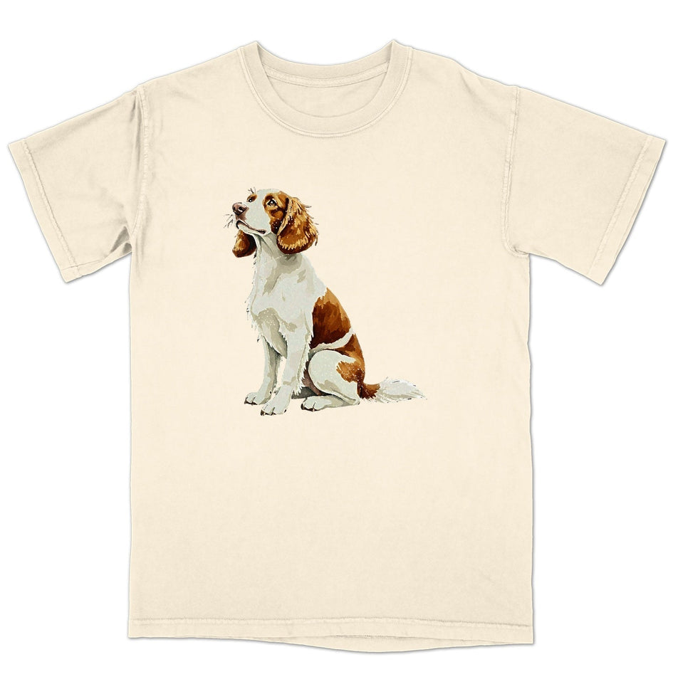 Watercolor Welsh Springer Spaniel Adult Unisex T-Shirt
