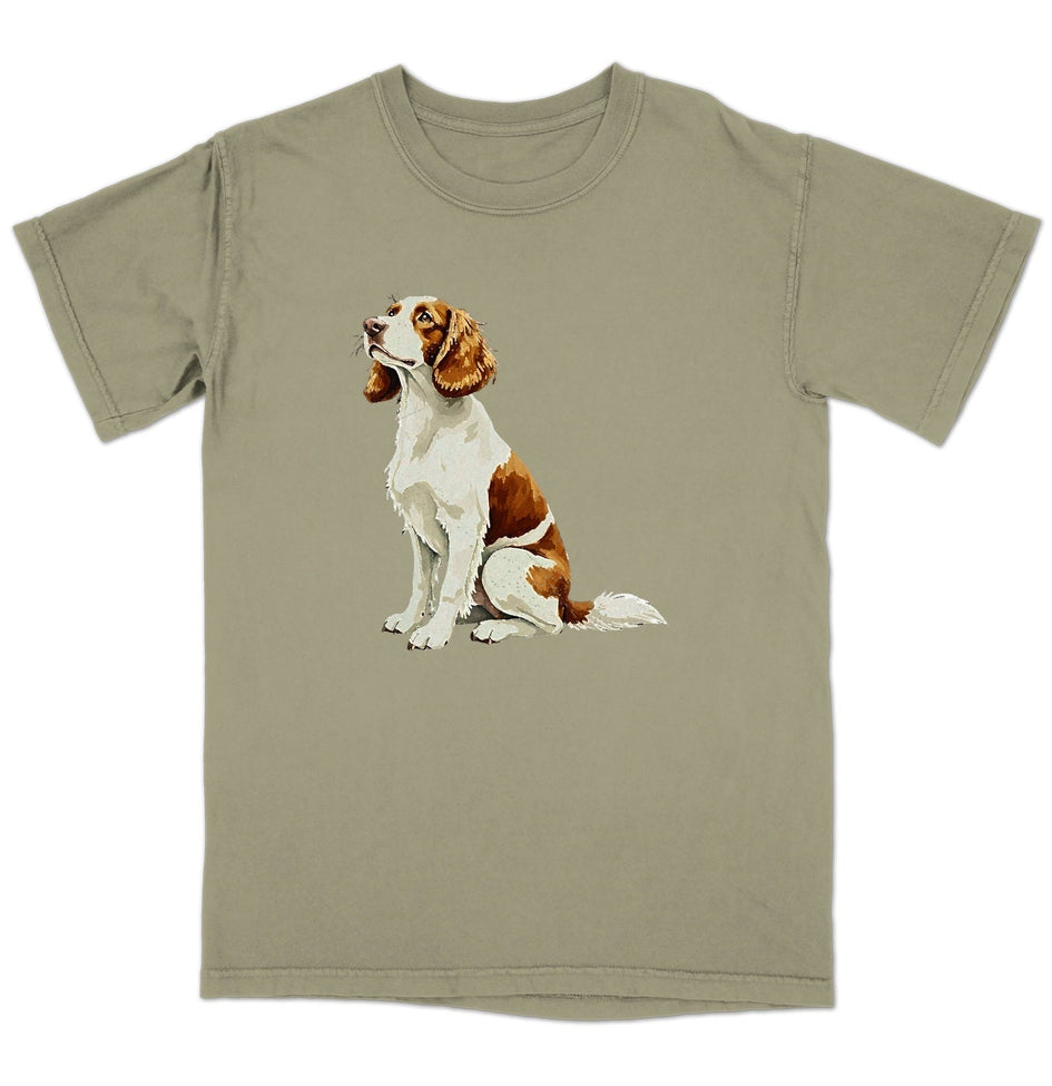 Watercolor Welsh Springer Spaniel Adult Unisex T-Shirt