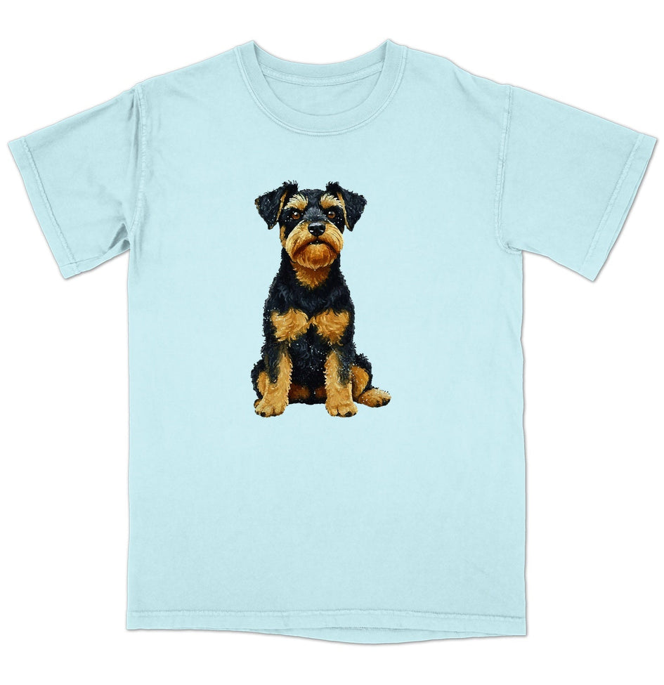 Watercolor Welsh Terrier Adult Unisex T-Shirt