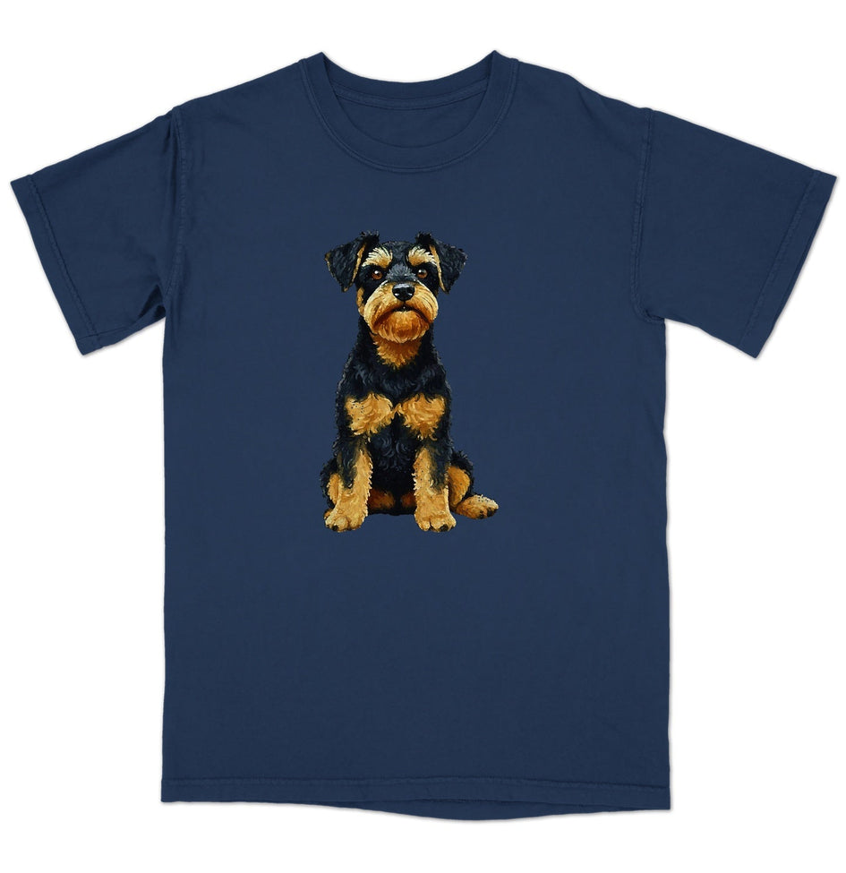 Watercolor Welsh Terrier Adult Unisex T-Shirt