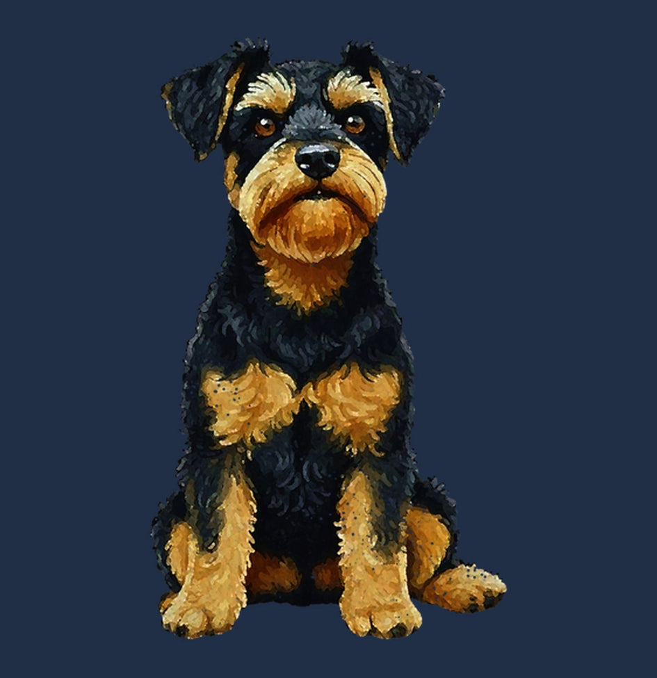 Watercolor Welsh Terrier Adult Unisex T-Shirt