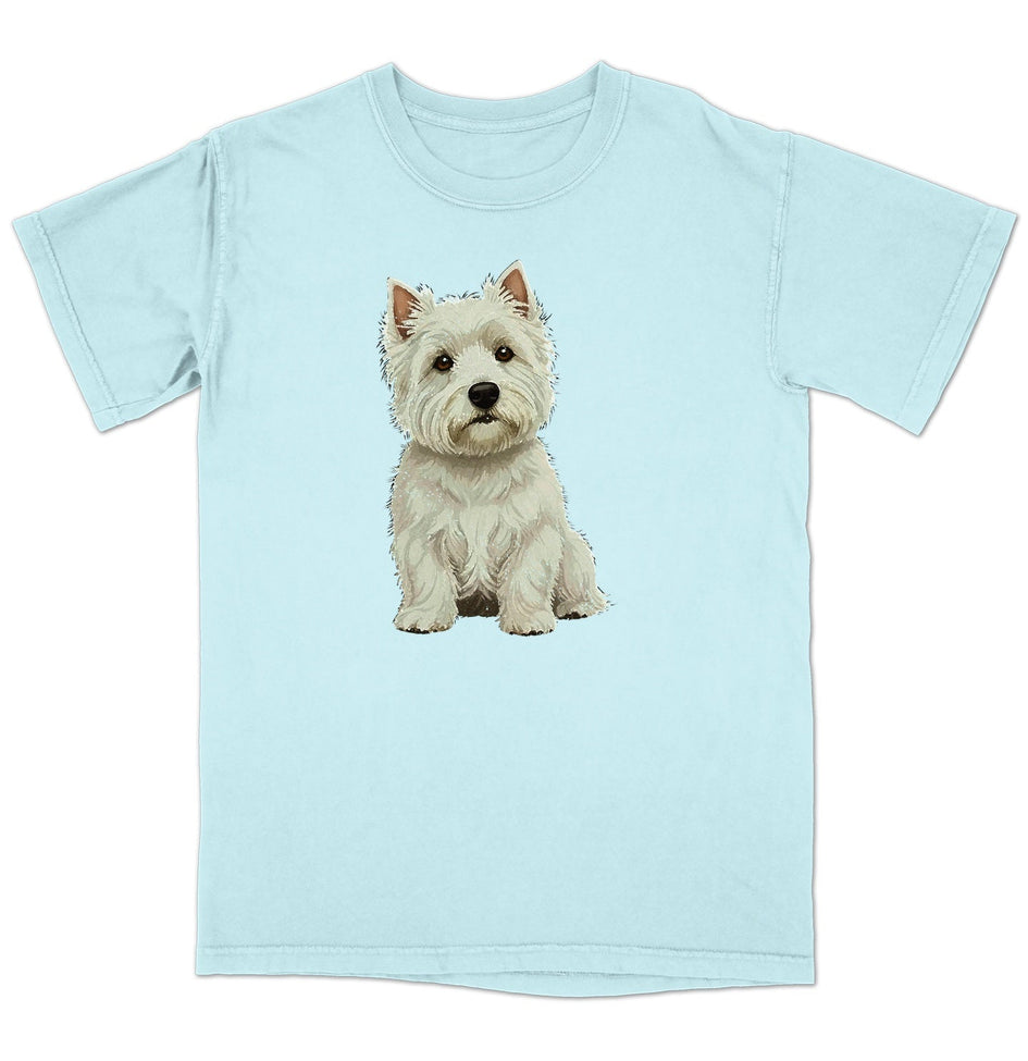 Watercolor West Highland White Terrier Adult Unisex T-Shirt