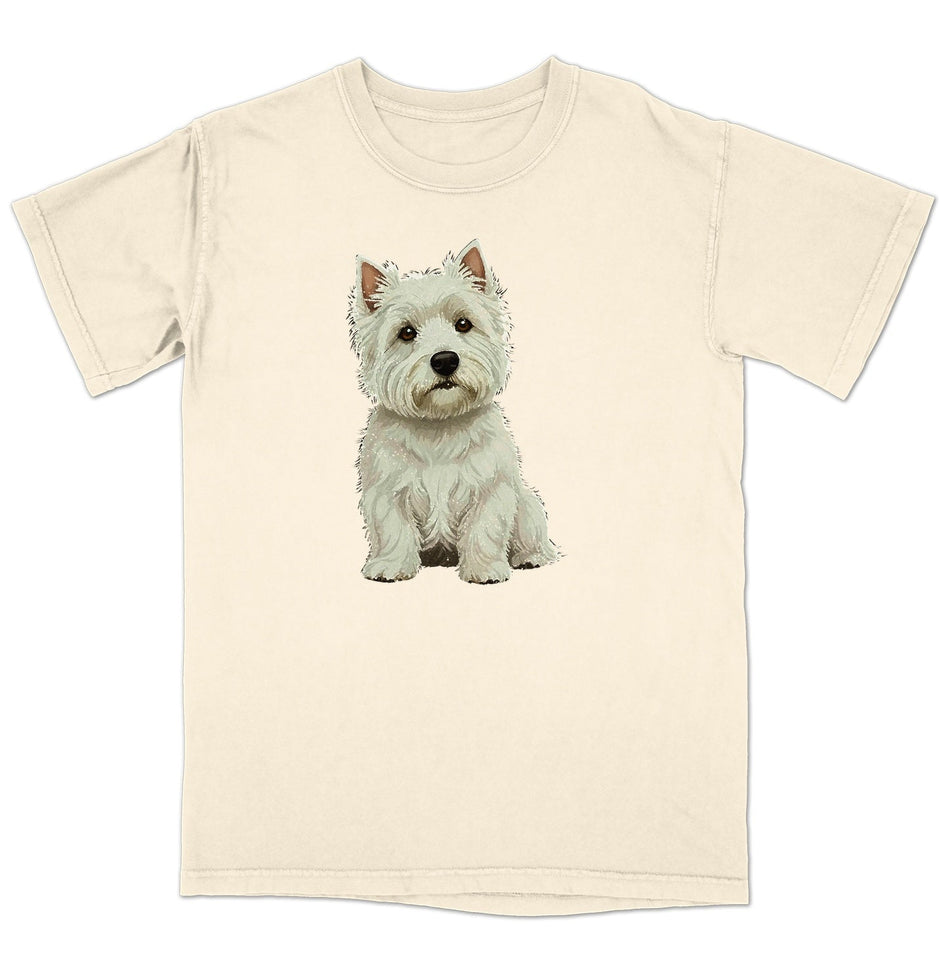 Watercolor West Highland White Terrier Adult Unisex T-Shirt