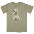 Watercolor West Highland White Terrier Adult Unisex T-Shirt