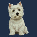 Watercolor West Highland White Terrier Adult Unisex T-Shirt