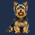 Watercolor Yorkshire Terrier Adult Unisex T-Shirt