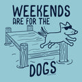 Weekends are for the Dogs - Ladies Racerback Tank Top