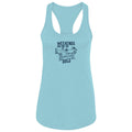 Weekends are for the Dogs - Ladies Racerback Tank Top