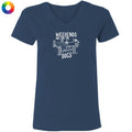 Weekends are for the Dogs - Ladies T-Shirt V-Neck
