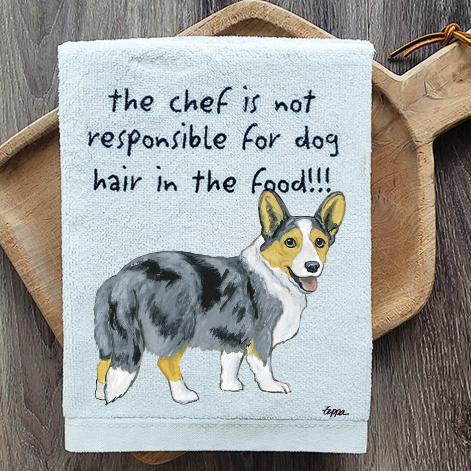 Cardigan Welsh Corgi Dish Towel