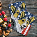 Cardigan Welsh Corgi  Americana Kitchen Towel Set