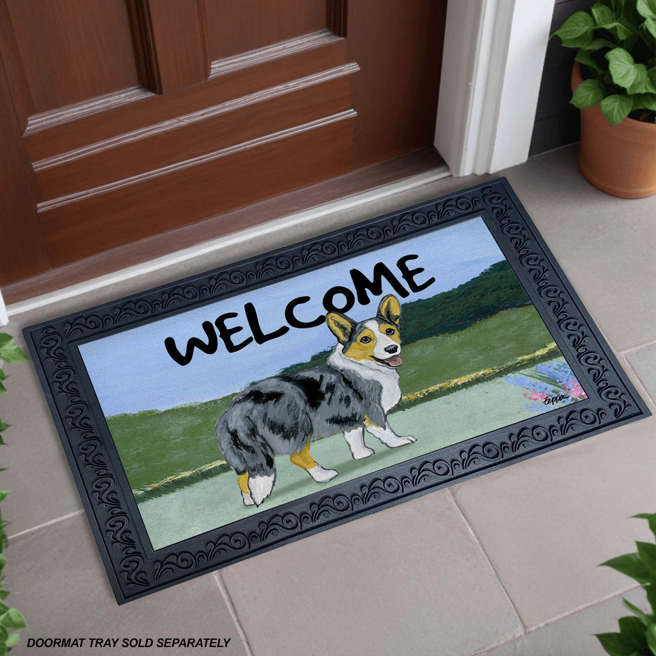 Cardigan Welsh Corgi Welcome Mat