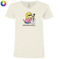 What Would Doggy Do - Ladies T-Shirt V-Neck