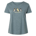 Whippersnappers - Ladies Curvy V-Neck Tee
