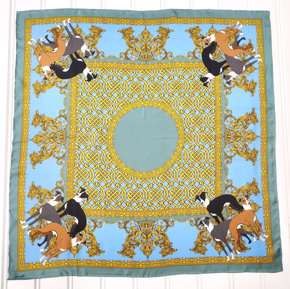 Italian Greyhound Silk Scarf