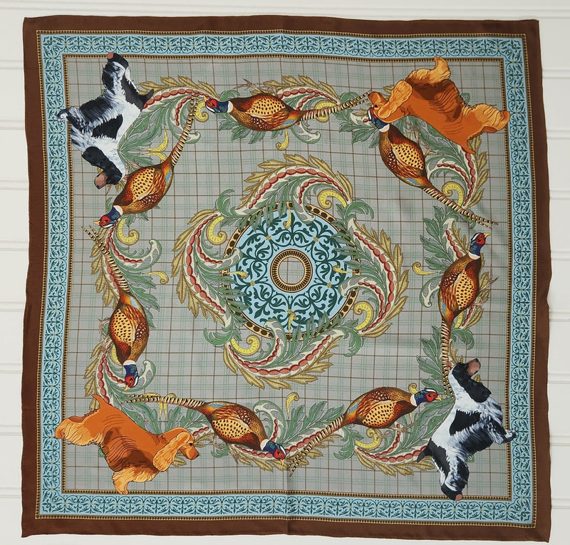 English Cocker Spaniel Silk Scarf