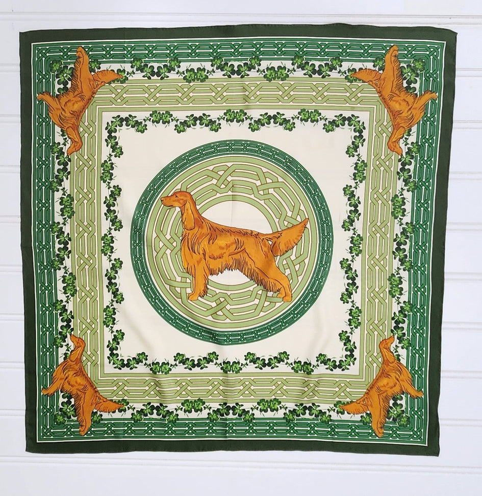 Irish Setter Silk Scarf
