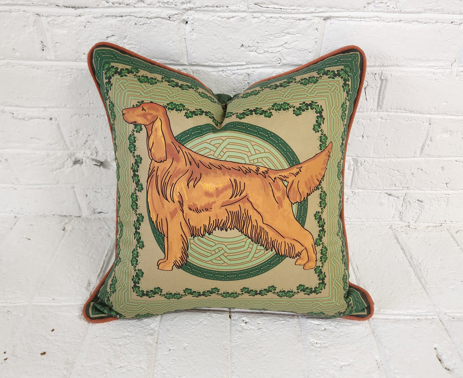 Irish Setter Pillow Cover