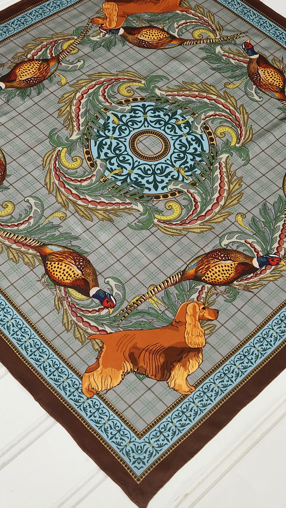 English Cocker Spaniel Silk Scarf