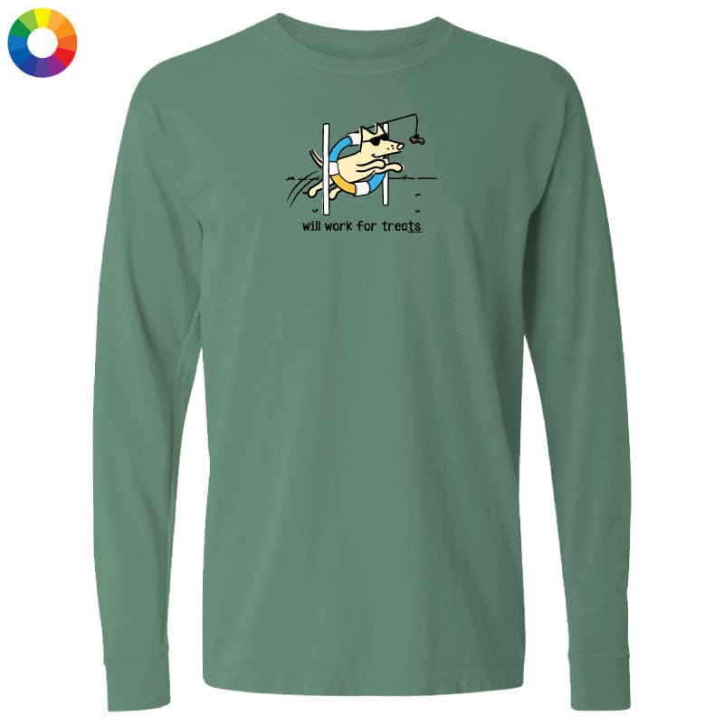 Will Work For Treats - Long-Sleeve T-Shirt Classic