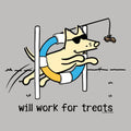Will Work For Treats - Lightweight Tee
