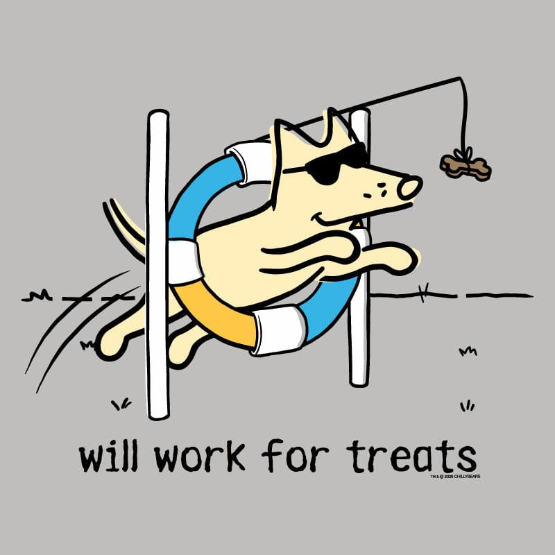 Will Work For Treats - Lightweight Tee