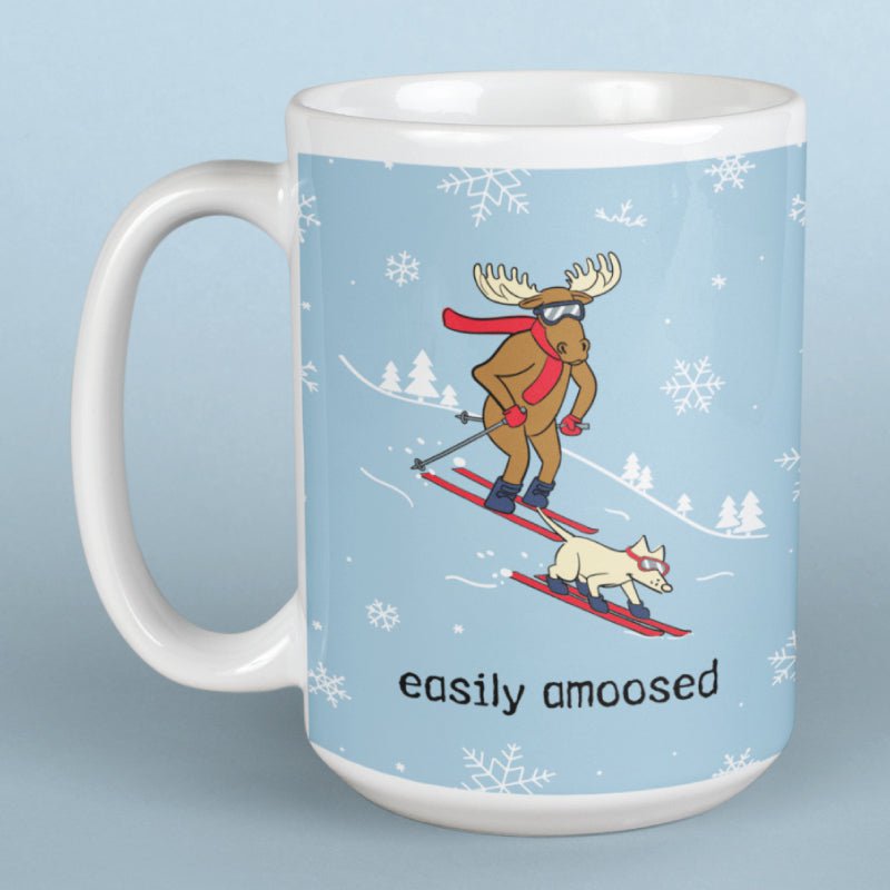 Easily Amoosed - Large Coffee Mug