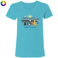 Wouldn't it be Nice  - Ladies T-Shirt V-Neck