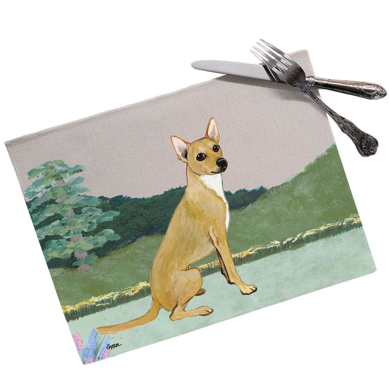 Coated Xoloitzcuintli Placemats