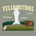 Yellowstone - Ladies Curvy V-Neck Tee