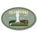 Yellowstone - Car Magnet