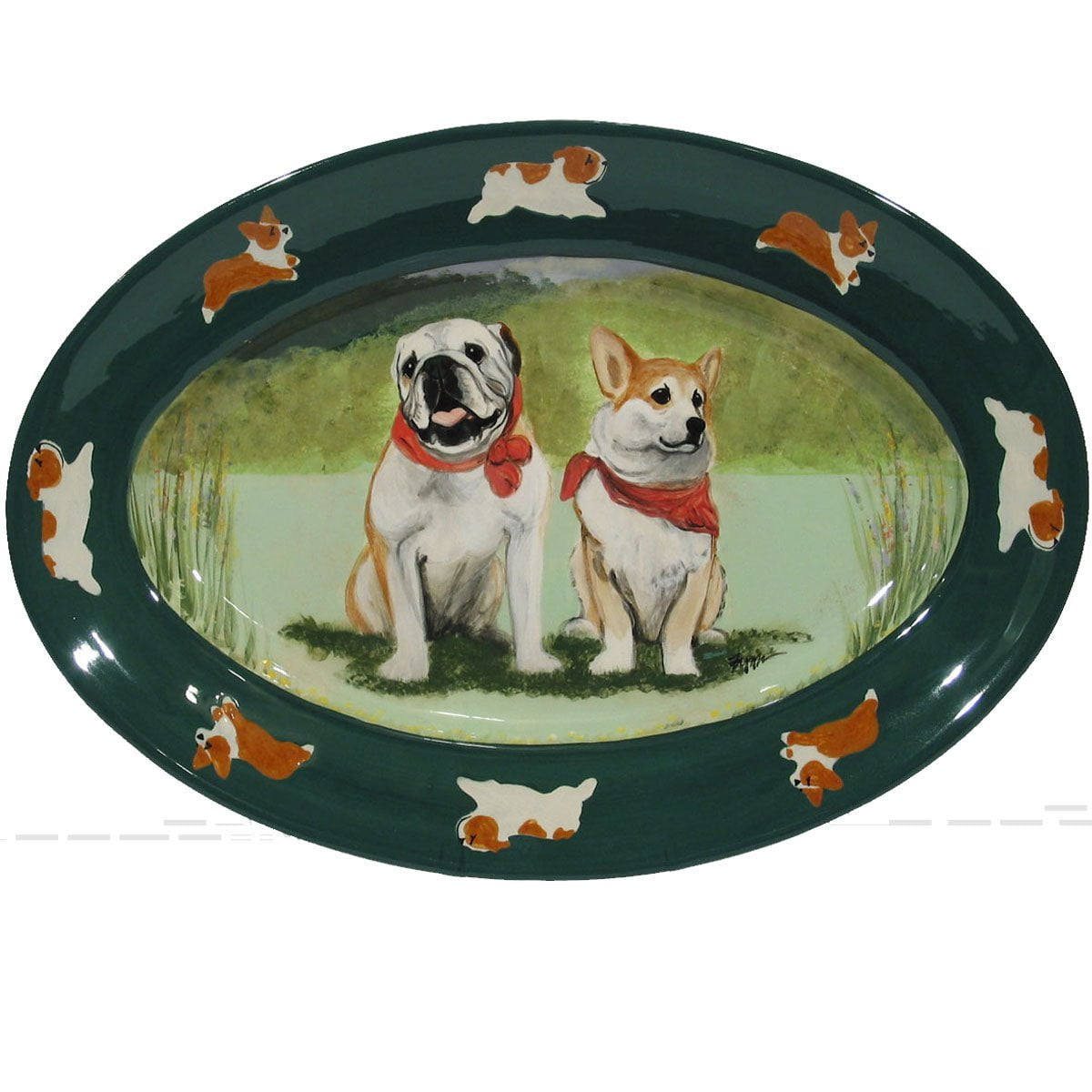 Custom hotsell dog plates