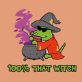 100% That Witch - Ladies T-Shirt V-Neck