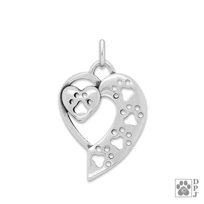 Sterling Silver Can You Feel The Love Pendant