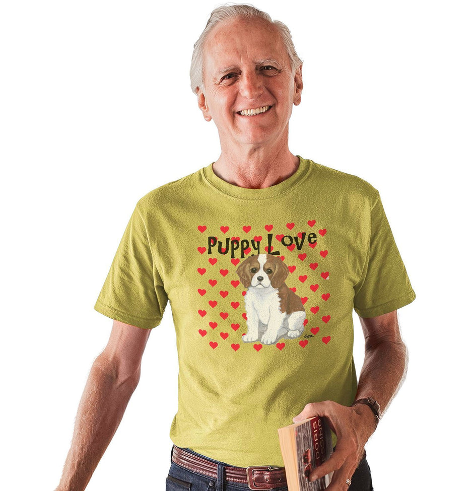 Cavalier Puppy Love - Adult Unisex T-Shirt