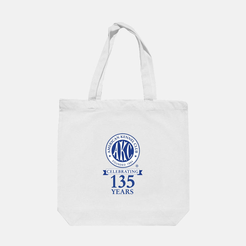 AKC 135th Anniversary Logo Tote Bag