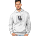Boston Terrier Puppy Love Text - Adult Unisex Hoodie Sweatshirt