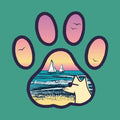 Beach Paw  - Classic Long-Sleeve T-Shirt