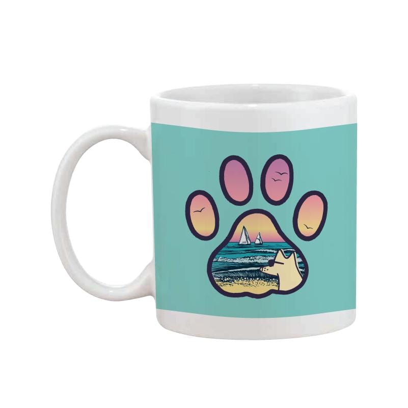 Beach Paw  - Coffee Mug