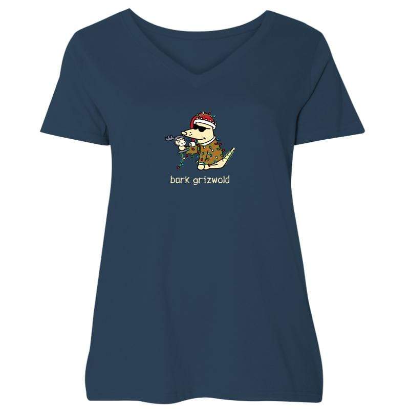Bark Grizwold - Plus V-Neck T-Shirt
