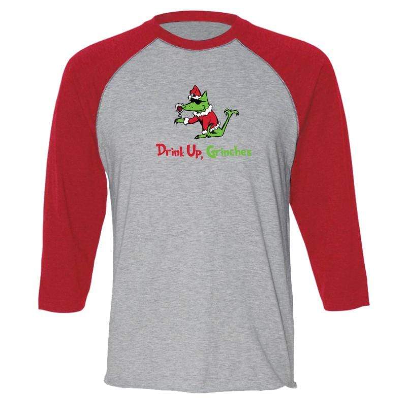 Drink Up, Grinches - Baseball T-Shirt