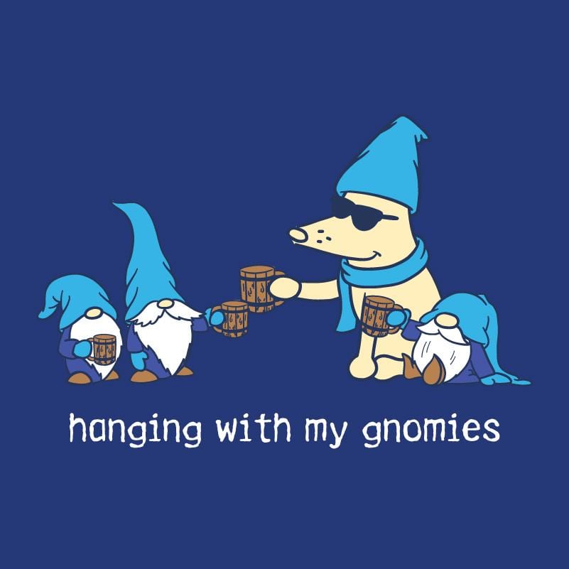 Hanging With My Gnomies - Fitted Long-Sleeve T-Shirt