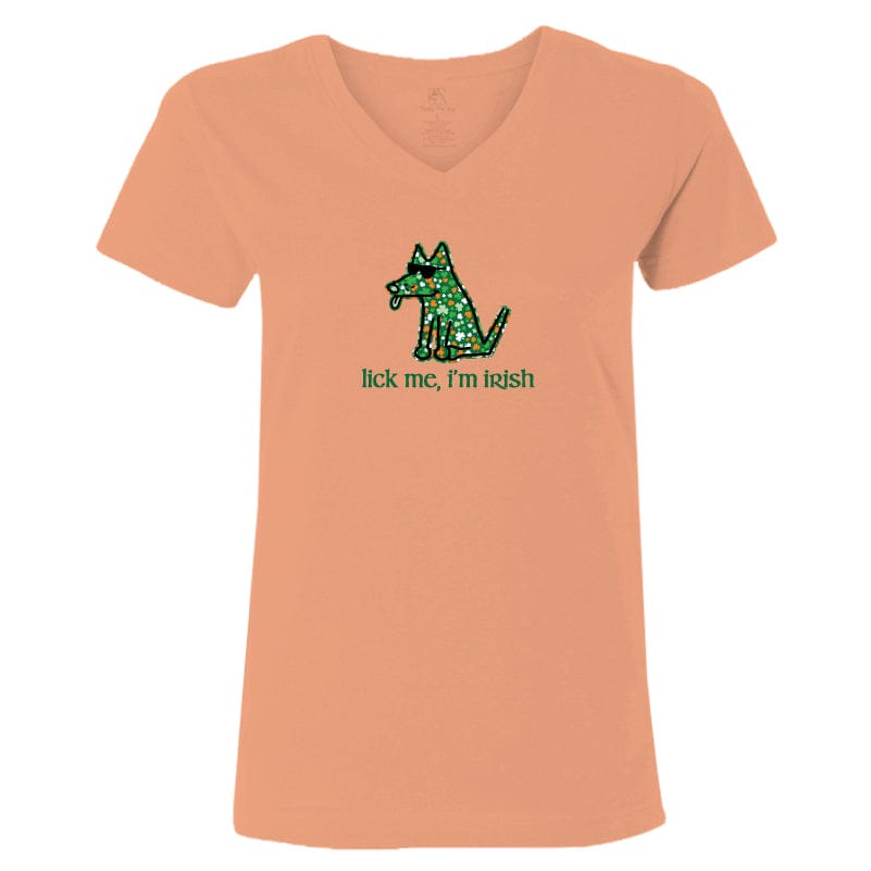 Lick Me, I'm Irish - V-Neck T-Shirt