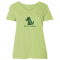 Lick Me, I'm Irish - Plus V-Neck T-Shirt