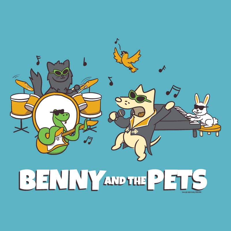 Benny And The Pets -  V-Neck T-Shirt