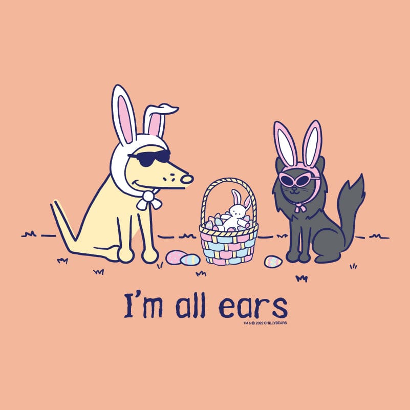 I'm All Ears - Melange Terry Hoodie